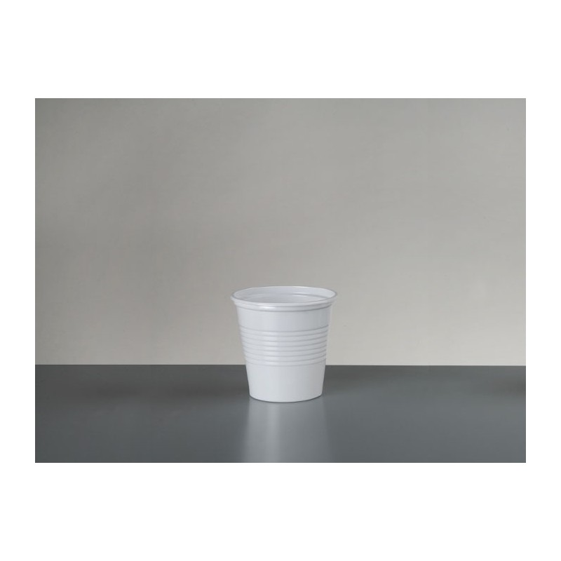 VASO PLASTICO 110cc BLANCO