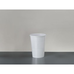 VASO PLASTICO 220cc BLANCO