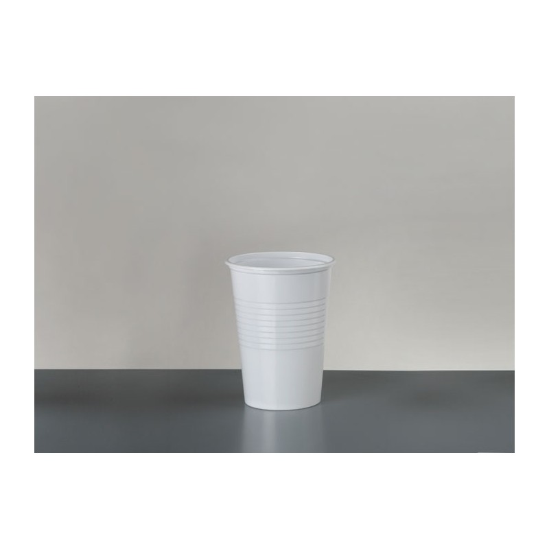 VASO PLASTICO 220cc BLANCO