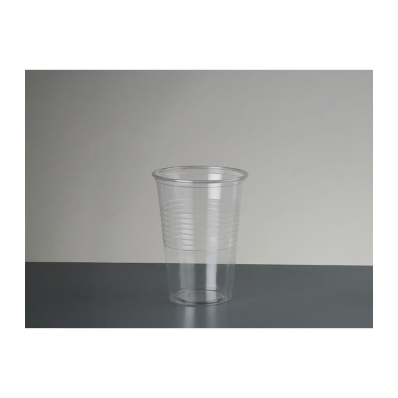 VASO PLASTICO 220cc CRISTAL