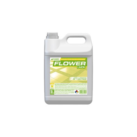 DESODORANTE PISO FLOWER LIMON x5lts