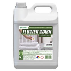 PERFUME P/ROPA Y AMBIENTE FLOWER WASH x5lts GARDENIAS