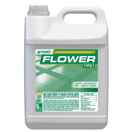 DESODORANTE PISO FLOWER PINO x5lts