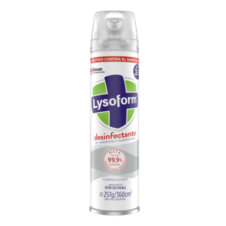 DESINFECTANTE AEROSOL LYSOFORM ORIGINAL x360cc